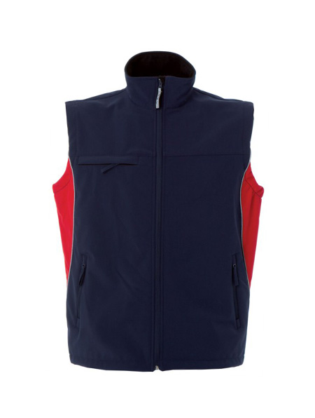 gilet softshell impermeabile bicolore